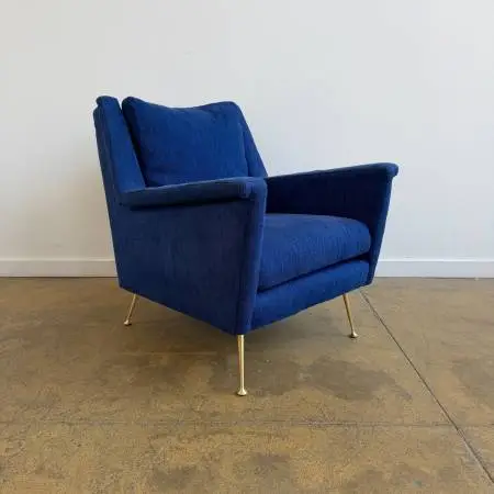 West Elm Carlo Mid-Century Chair - Metal Legs
