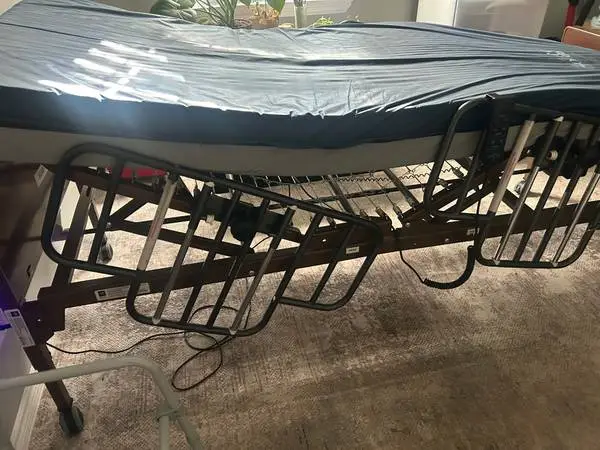 Hospital bed with mattress new Condition