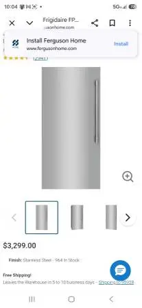 Freezer Frigidire 20 cu