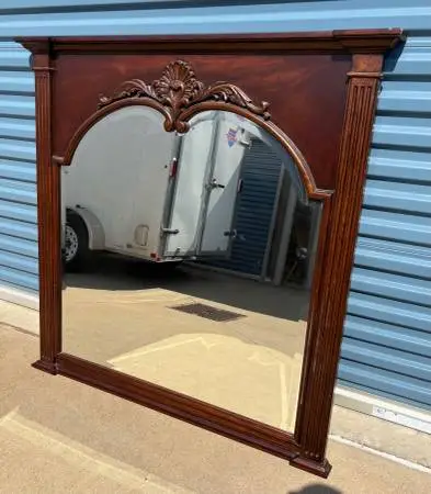 Big Beautiful Beveled Glass Mirror by Drexel Fine Furniture