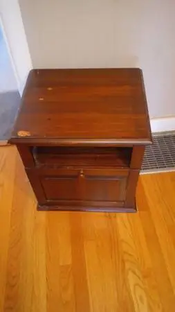 Wood End Table