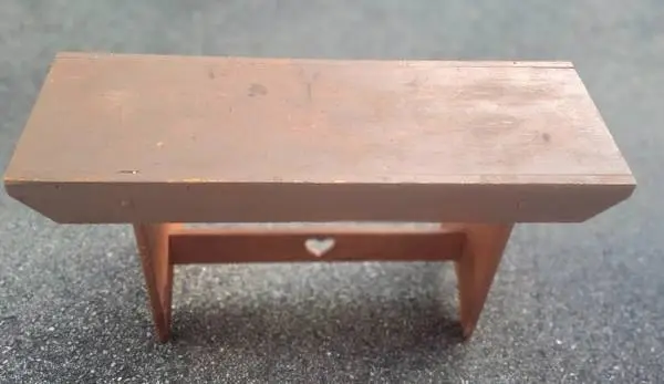 Solid Wood Bench.