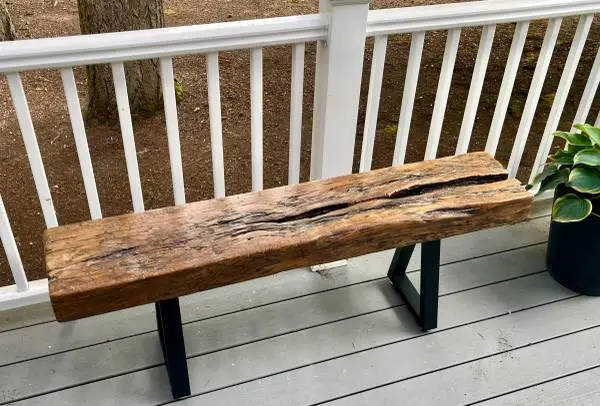 Reclaimed wood bench Entry/Garden/Bedroom