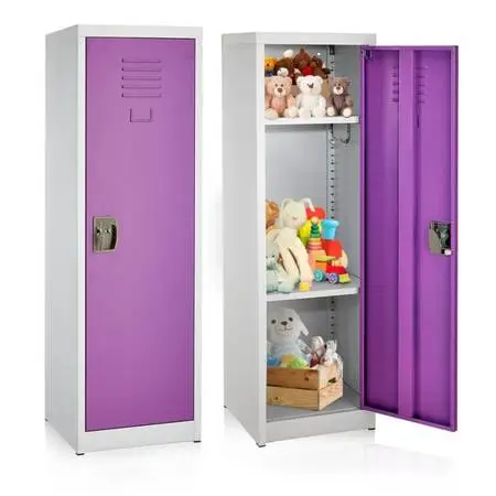 Adiroffice 48 Storage Locker,Metal and Plastic toys Storage L15”*D15”*H48