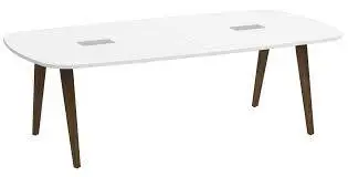 *7 Colors New in Box 6,8,10+ft Arena Shape Wood VBase Conference Table