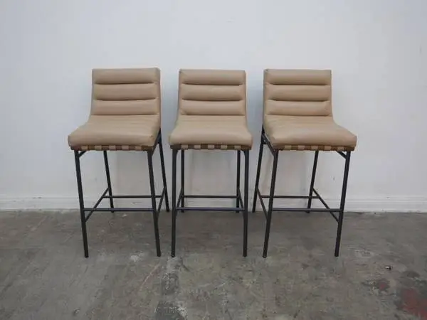 Set of 3 Vincentas Bar Stools $449.00 18W x 22 D x 39 H (30 Seat H