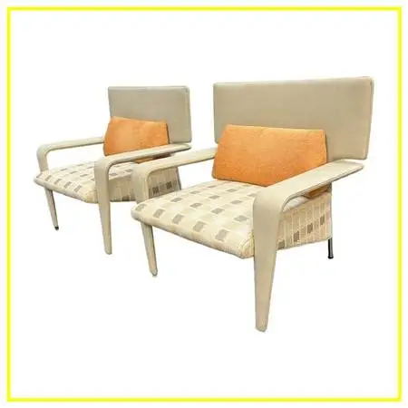 Ii Loft Italian Mind Lounge Armchairs, Pair