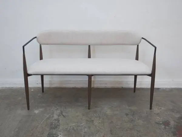Jaramillo Fabric Bench $249.00 53W  x 23 D x 32 H