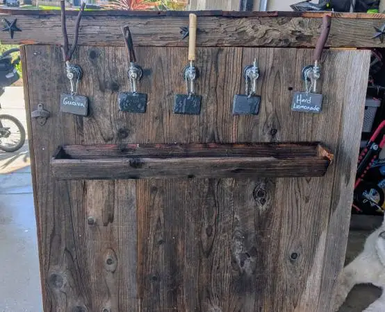 Keezer for beer - 5 Taps