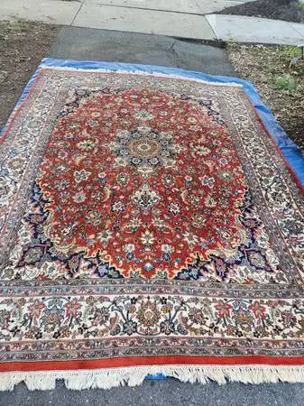 Kashan Persian Hand Made Area Rug