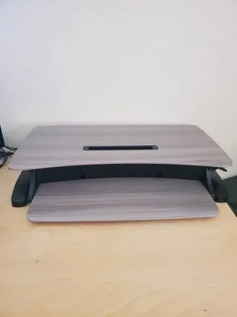 Ergotron Sit / Stand Workstation Desktop With Keyboard Tray