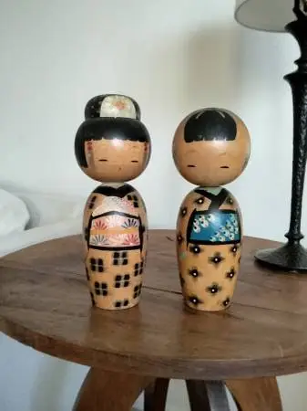 Vintage Japanese Wood Dolls