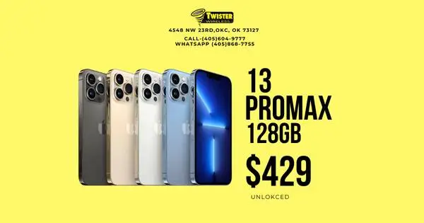 IPHONE 13 PROMAX 128GB ON SALE @TWISTER