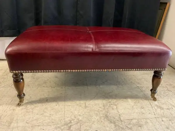 luxurious George smith leather bench