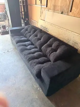 Sectional boneless couch