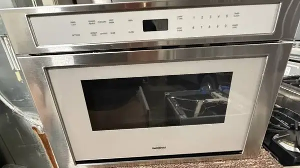 Gagganeu Stainless Steel/White 24” Inch Wide Microwave Drawer