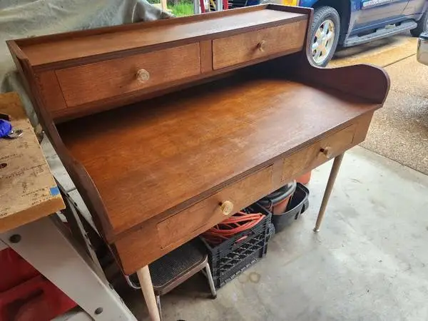Desk Secretary Vintage MCM