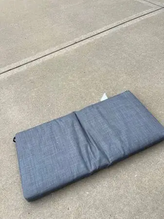New Blazing Needles Indoor Outdoor Bench Cushion