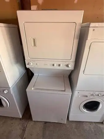 LIKE NEW GE UNITIZED STACKABLE WASHER AND DRYER