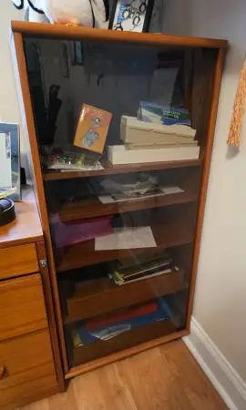 STEREO CABINET with pullout drawers
