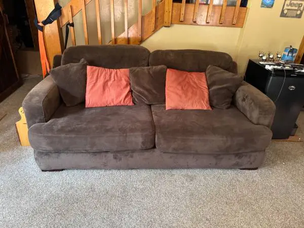 2 Brown Couches