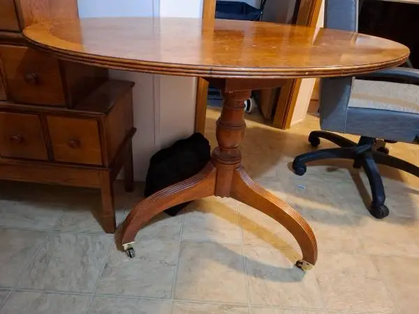 Table - oval historic table
