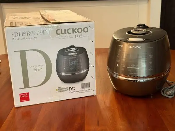 Cuckoo 6-Cup Pressure & Induction Rice Cooker Top-of-the-Line Mint