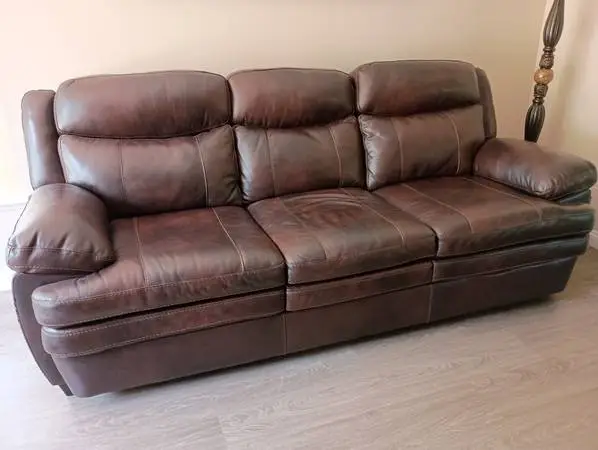 Leather sofa