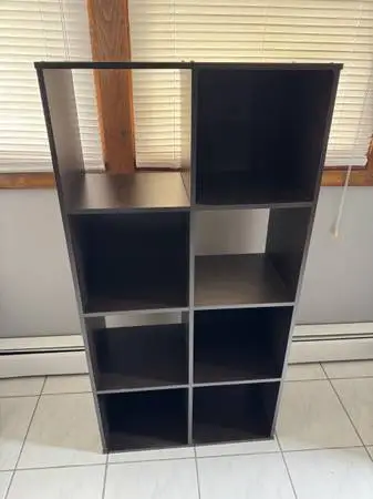 Household Wooden Bookcase Cubbies Table