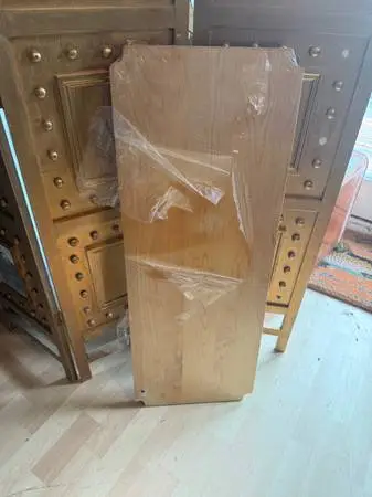 New Butcher Block Wooden Top  35” x 13”