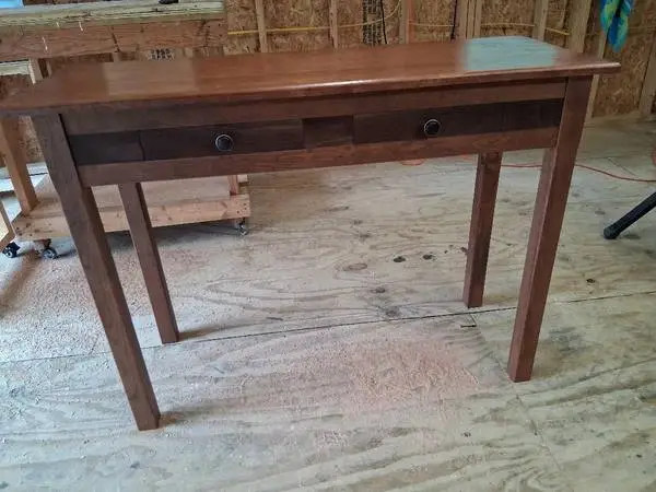 Cherry & Walnut Hall Table