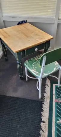 Green End table