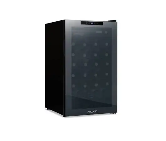 NEWAIR 51-BOTTLE 19.5 BLACK FREESTANDING WINE FRIDGE