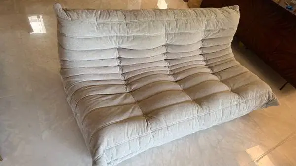 Michel Ducaroy Togo 3-Seater Sofa in Gray
