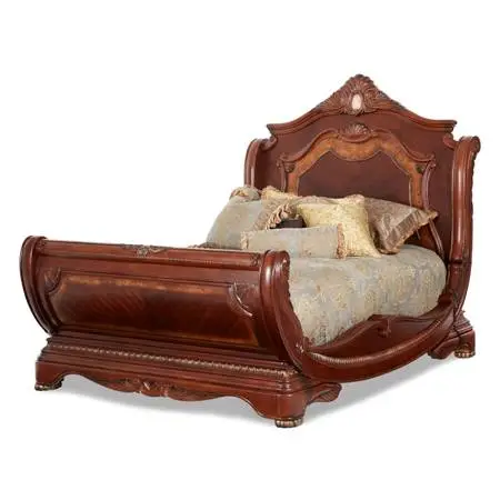 Michael Amini King Sleigh Bed