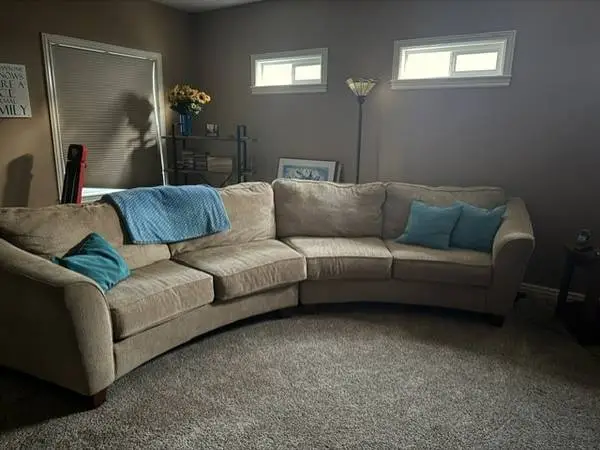 Large Curved Sofa
