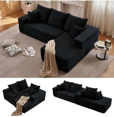 NEW LARGE SECTIONAL $ 1199. BONELESS SECTIONAL