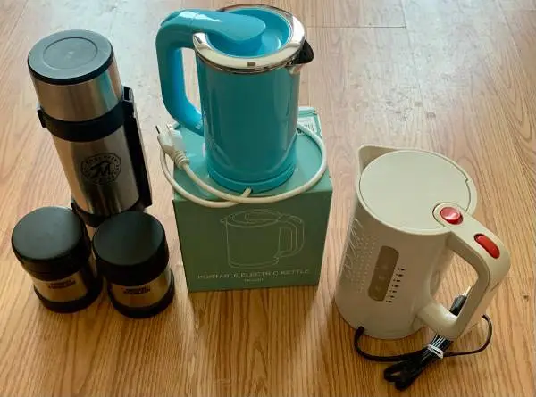 2 Electric Kettle and 3 Stainless Steel Vacuum Thermo