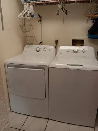 GE Washing Machine and Electric Dryer