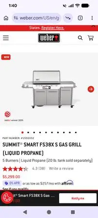 Weber Summit Smart BBQ Grill