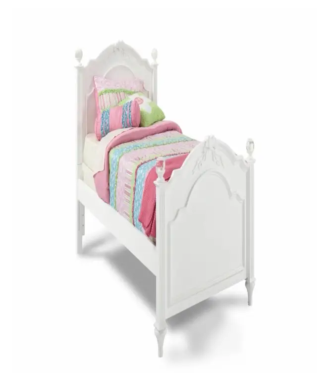 Madelyn Twin White Panel Bed