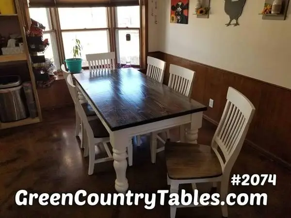 Custom hand built rustic furniture farm table and more