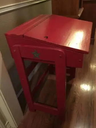 Western Style Desk w/flip up top and storage