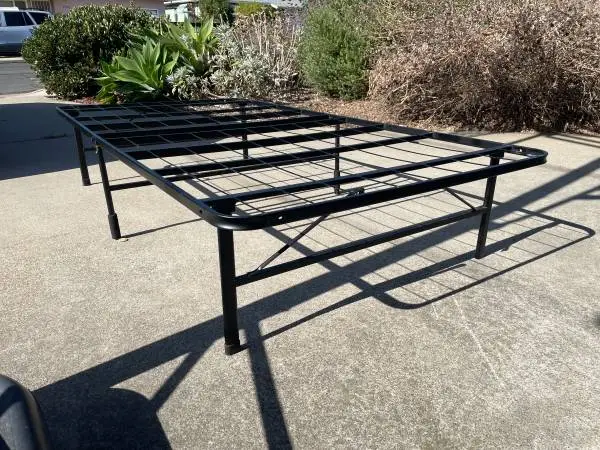 Metal twin bed frame