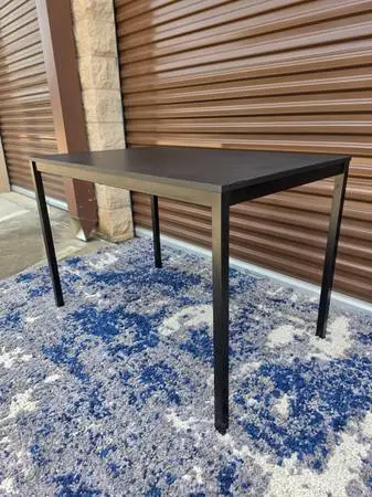 Black Dining Table or Computer Desk - Delivery Possible