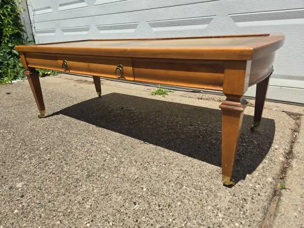 Mid Century Regency Cocktail Table by Mersman