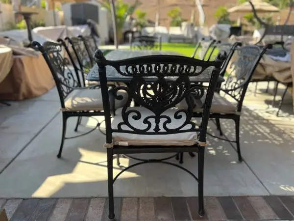 Luxury Patio Hanamint Grand Tuscany 9 PC Outdoor dining set