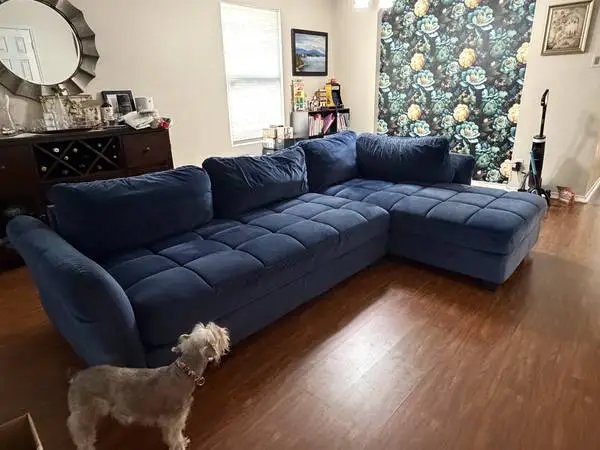 Couch and Chaise Lounge Set