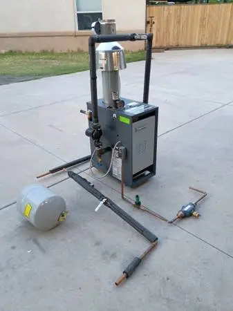 NEW RADIANT HEAT BOILER