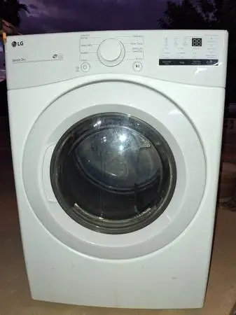 Electric White LG Dryer